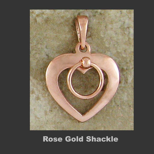 Shackled Hearts - Made in 14kt Rose Gold