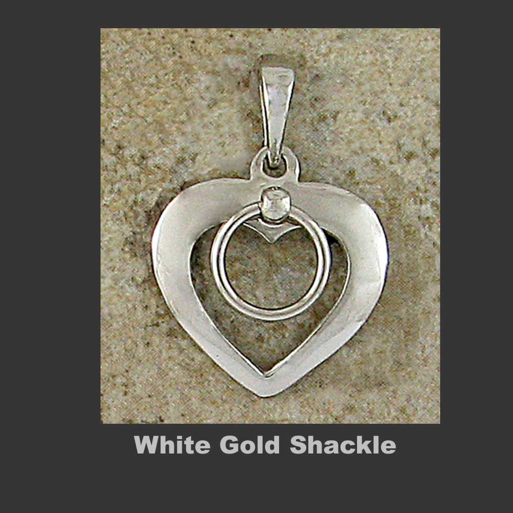 Shackled Hearts - Made in White Gold