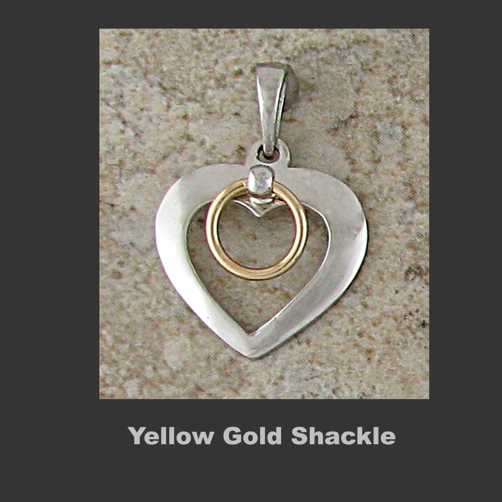 Shackled Hearts - Made in White Gold